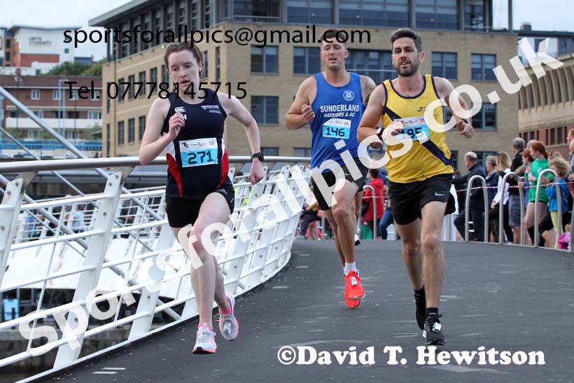 Quayside 5k Road Race, Newcastle/Gateshead, 2021, August 11th. Photo: David T. Hewitson/Sports for All Pics